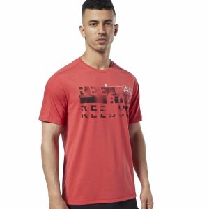 Reebok One Series Training Speedwick T Shirt Herren - Rot - DE 309-HGO